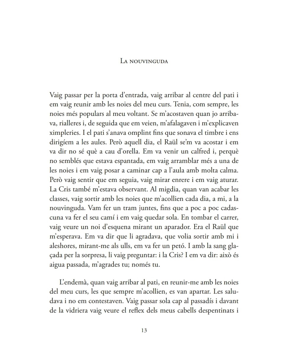 La nouvinguda - primer conte